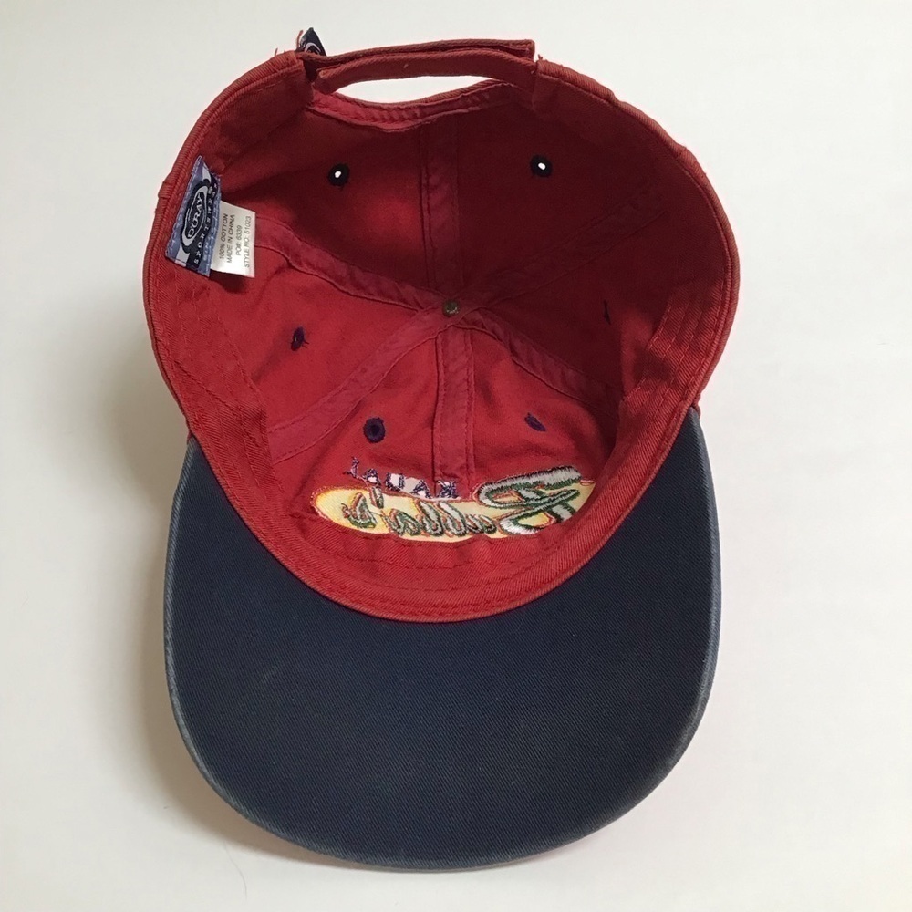 Bubba's Kauai Hawaii Hat Cheat Cap Ouray Sportswear Adjusts 100% Cotton Retro - Picture 3 of 9